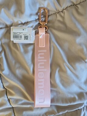 lululemon athletica Pink Never Lost Keychain